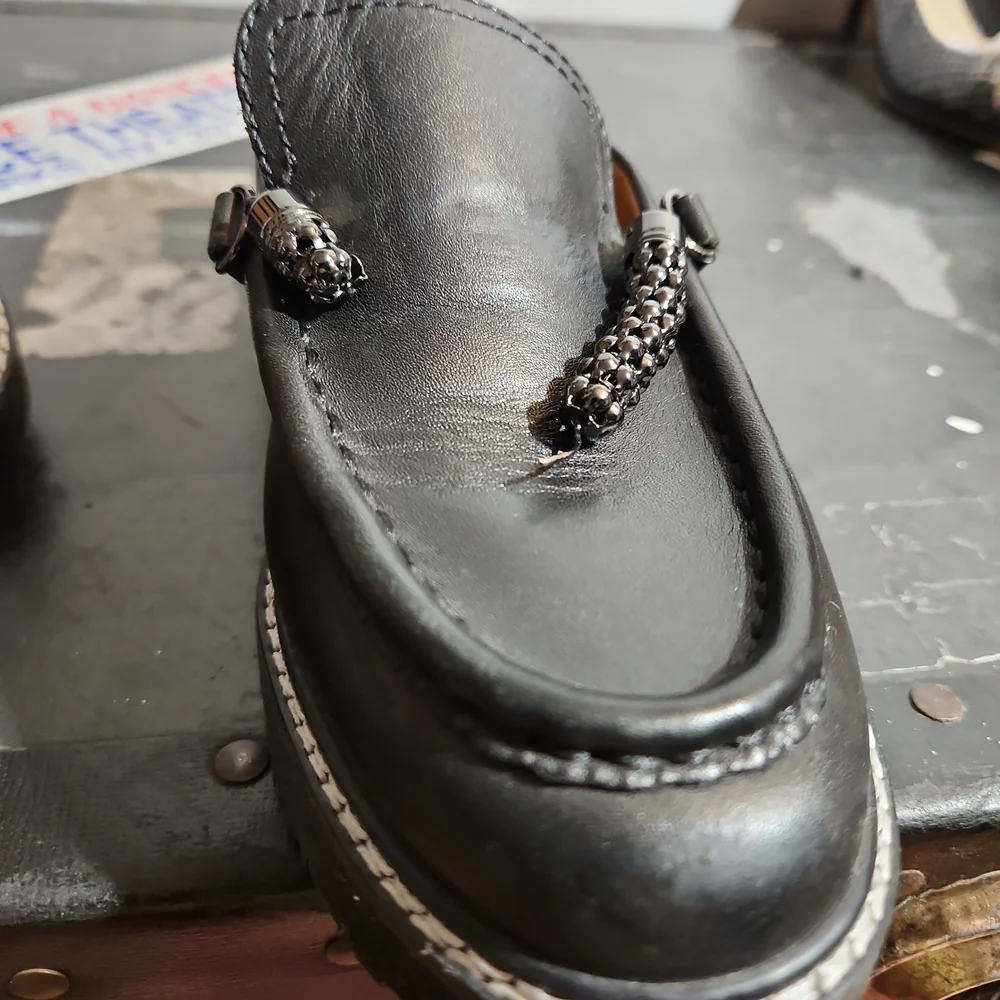 Sarto Size 7 By Franco Sarto Domina Leather Loafer